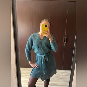 H&M Blue Mini Dress, S